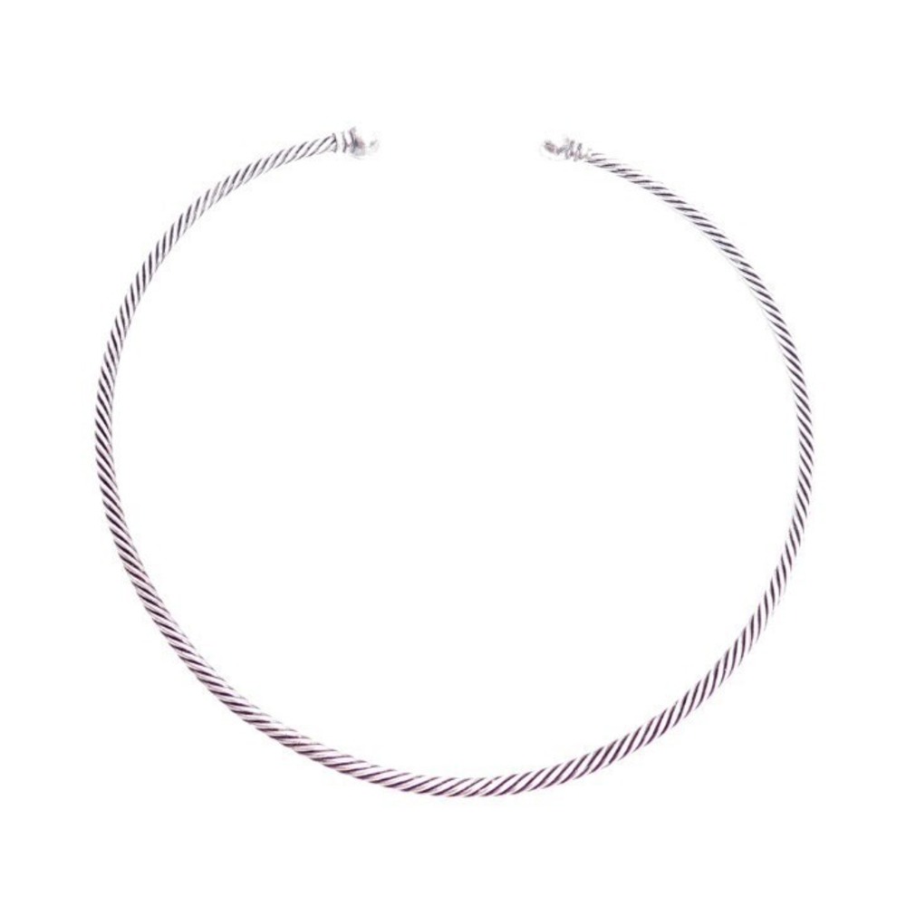 Vintage Silver Plated Collar Necklace